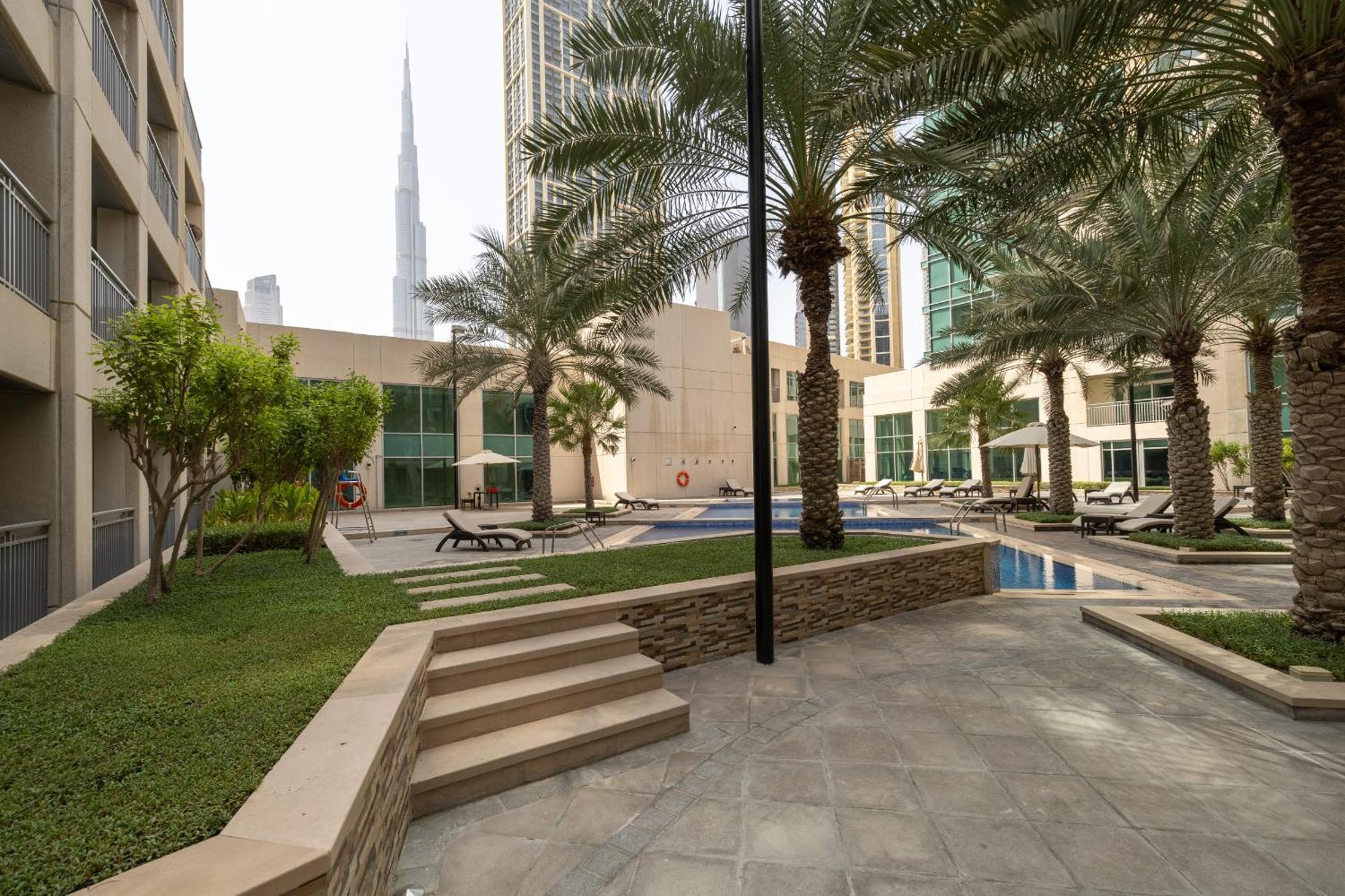 Upgraded Apartment With Stunning Burj Khalifa View Dubai Exterior foto