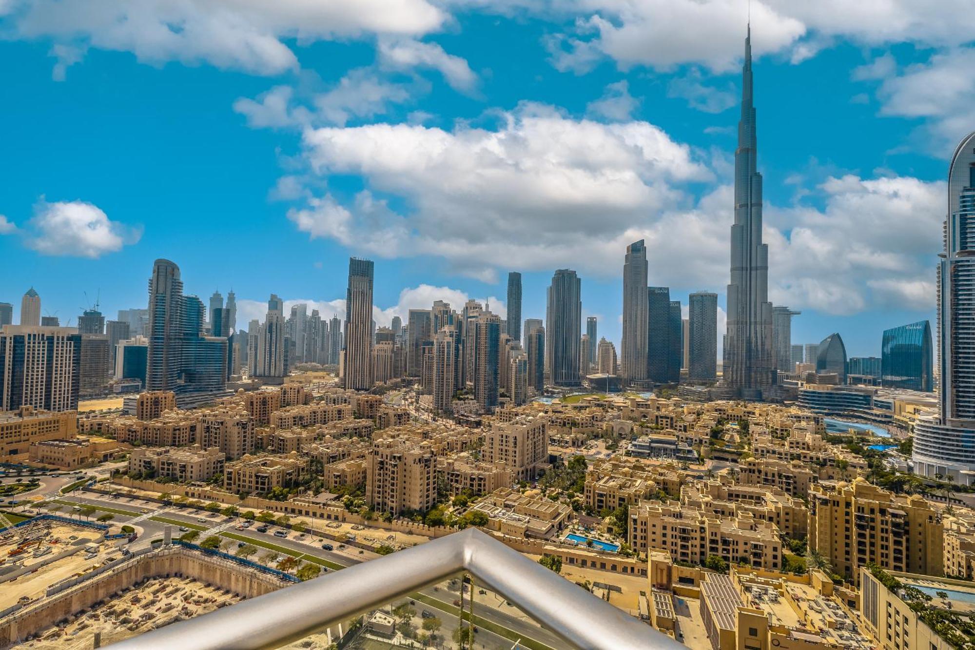 Upgraded Apartment With Stunning Burj Khalifa View Dubai Exterior foto