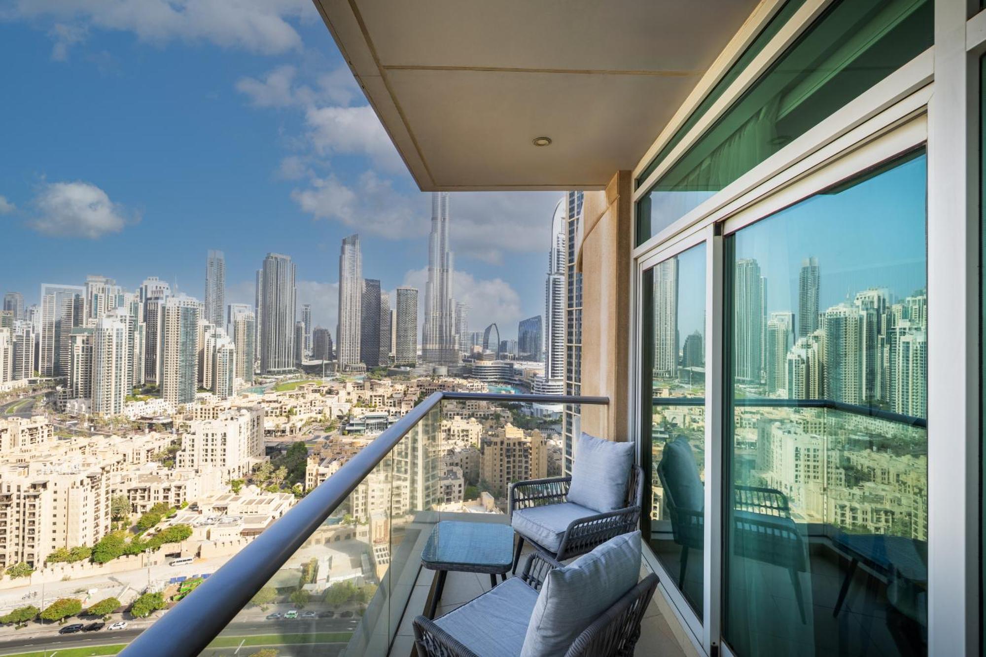 Upgraded Apartment With Stunning Burj Khalifa View Dubai Exterior foto