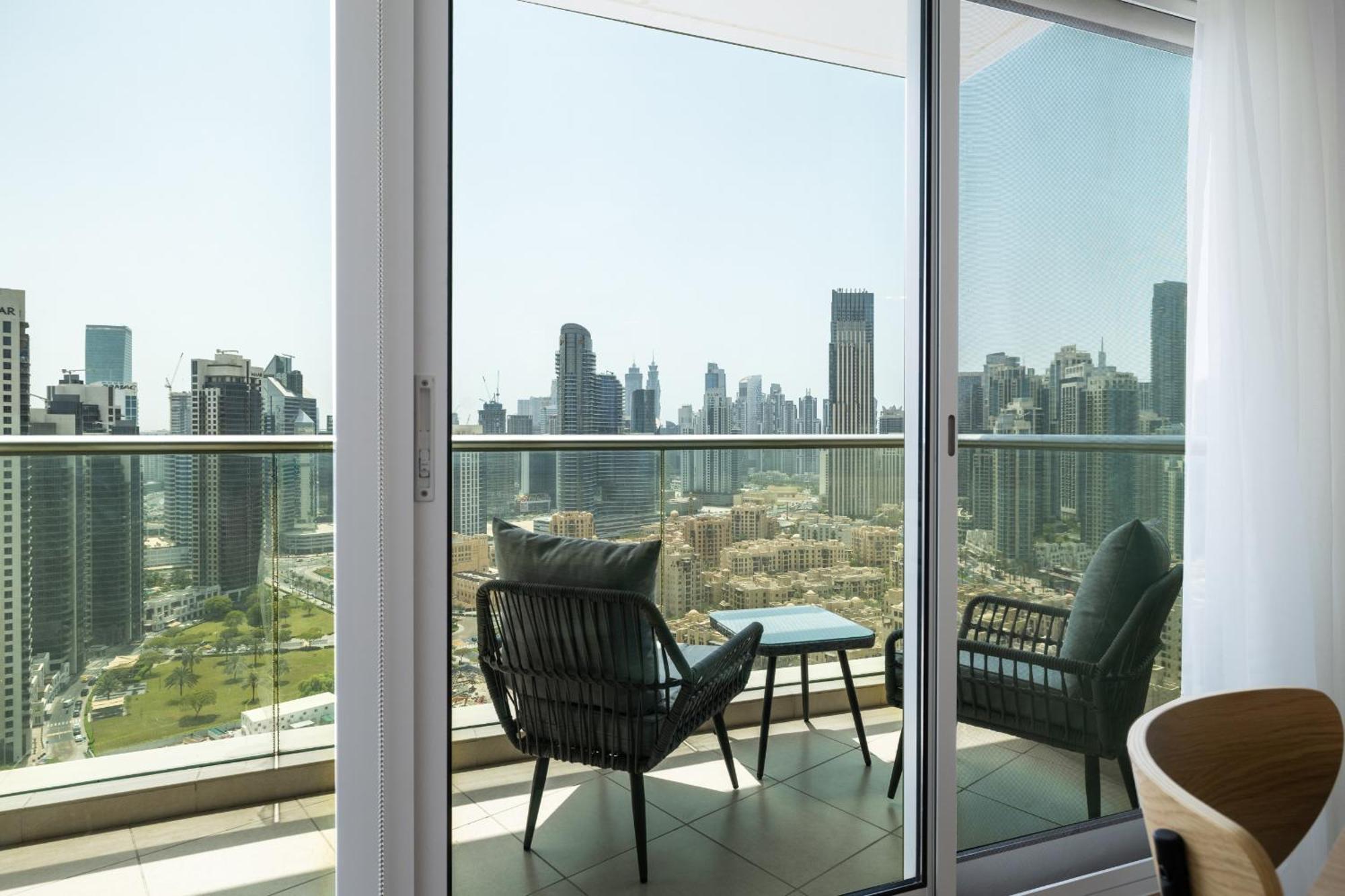 Upgraded Apartment With Stunning Burj Khalifa View Dubai Exterior foto