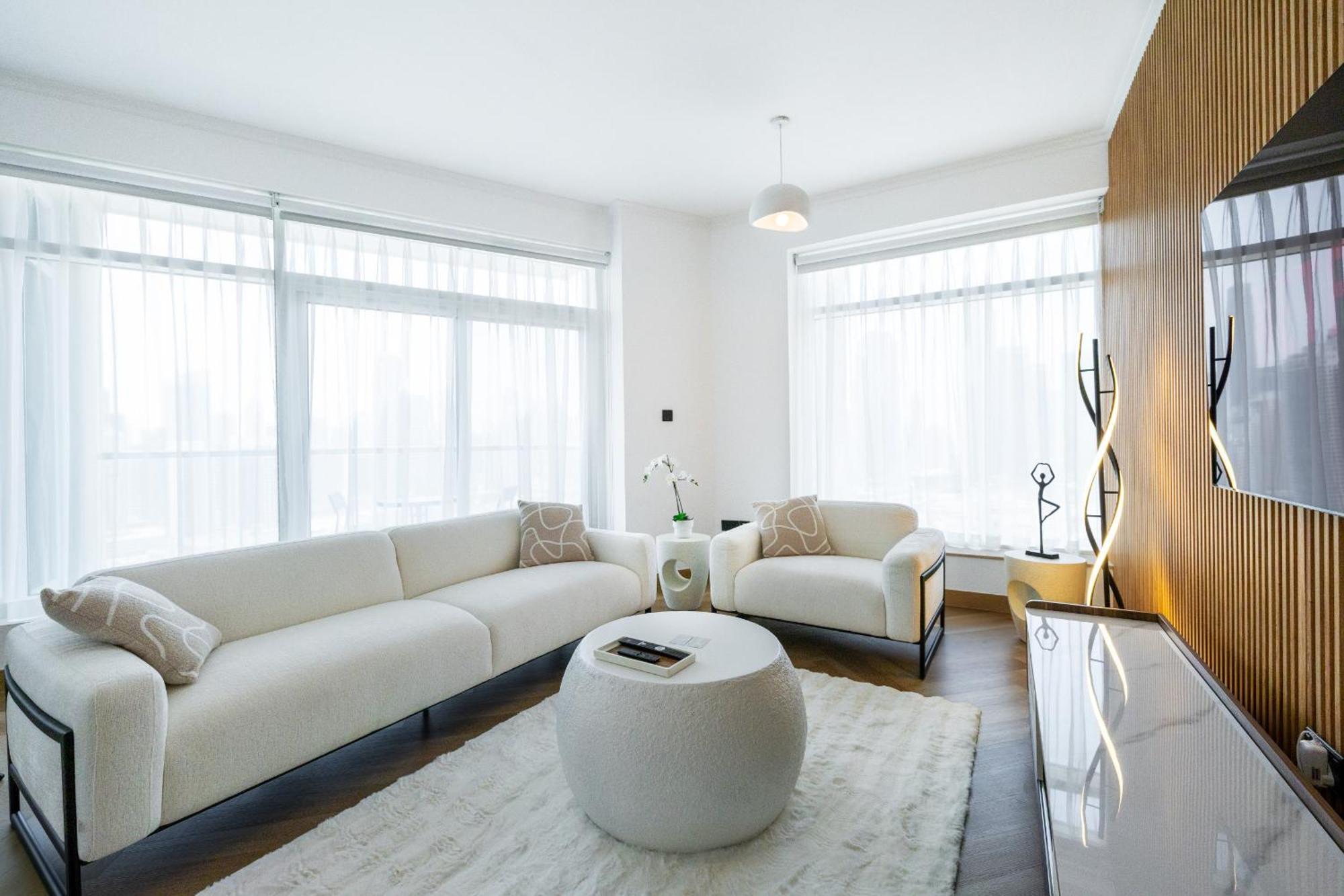 Upgraded Apartment With Stunning Burj Khalifa View Dubai Exterior foto