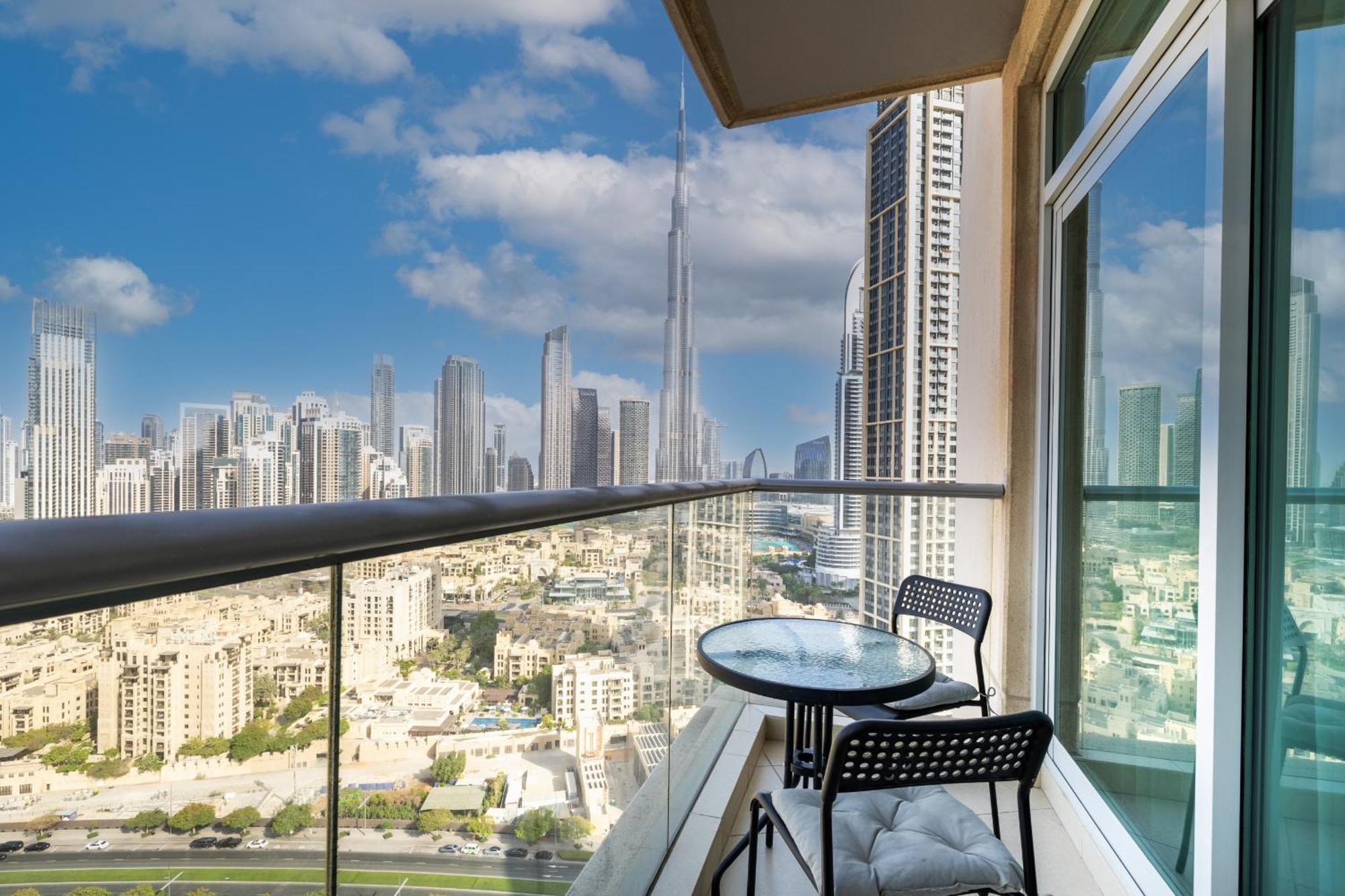 Upgraded Apartment With Stunning Burj Khalifa View Dubai Exterior foto